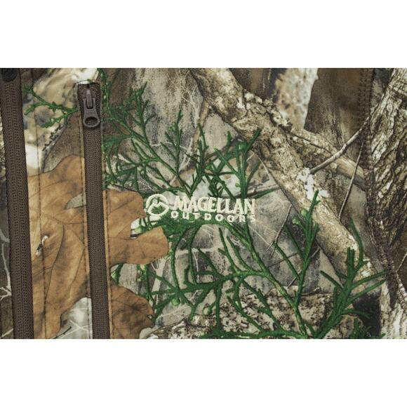 Magellan Outdoors Hunt Gear 1/4 Zip Pullover Men's Size L RealTree Camo - Picture 3 of 9